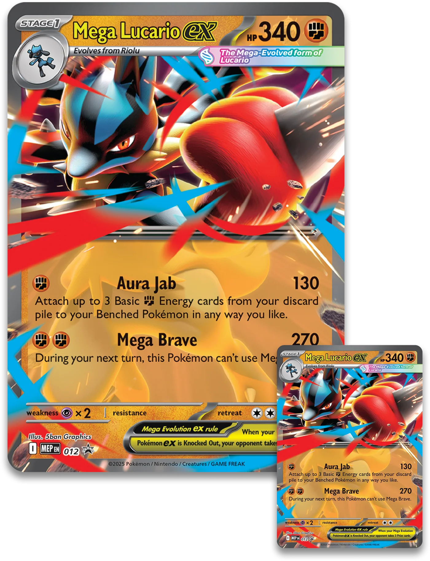 Mega Lucario ex Figure Collection