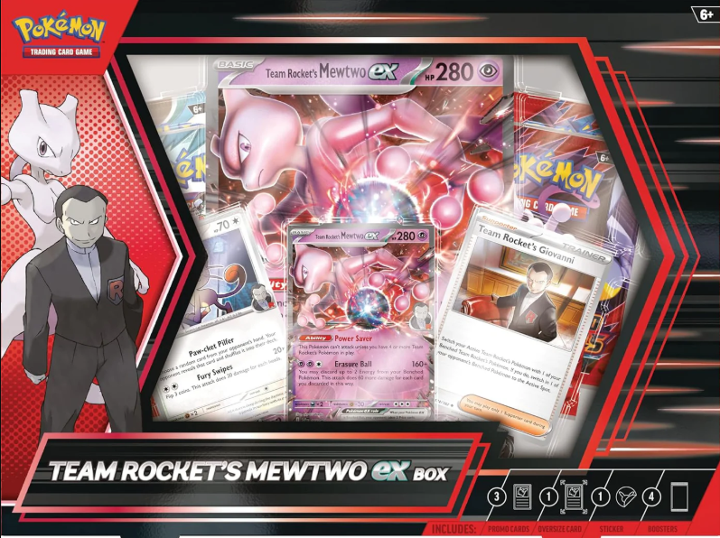 Team Rocket's Mewtwo ex BOX (Español)