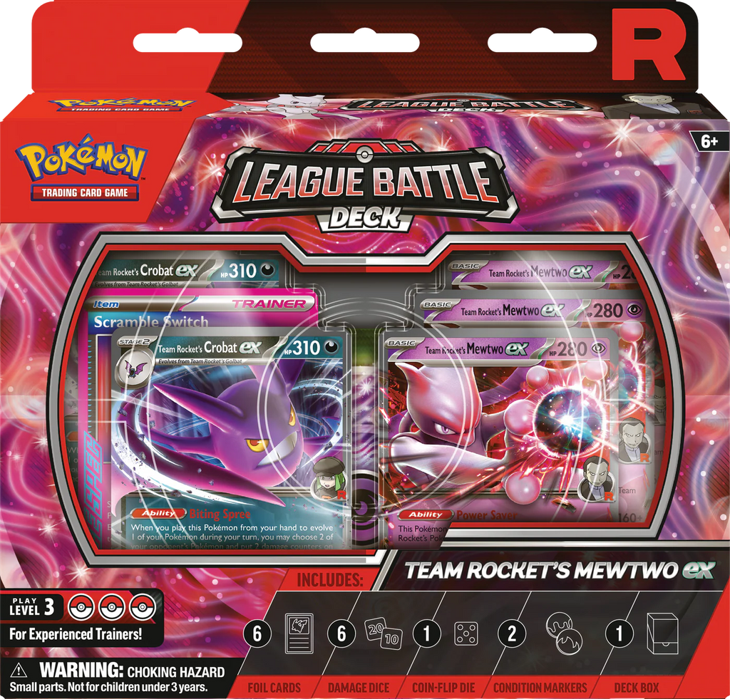League Battle Deck Team Rocket's Mewtwo ex